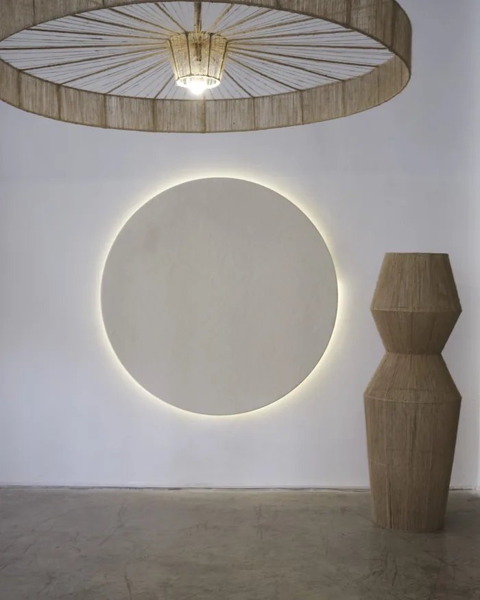 Collection Tableaux — Eclipse, art mural en bois finition texturée