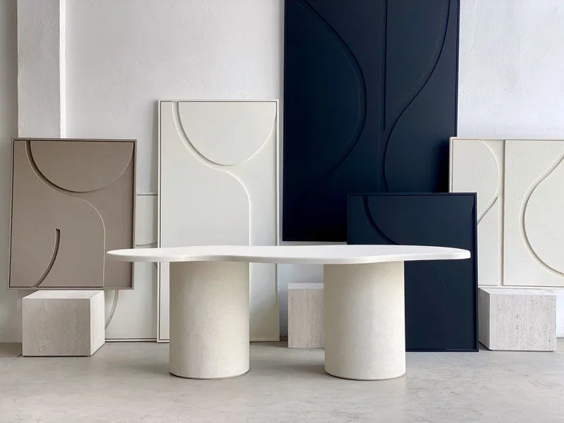 TABLE MENCE — Bois avec finition texturée