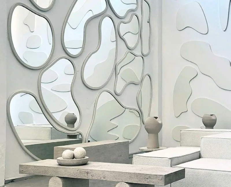 MIRROR’S WALL ART — Art mural